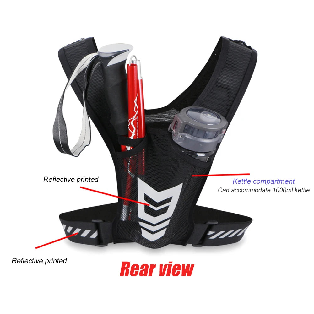 Løpevest med flere lommer